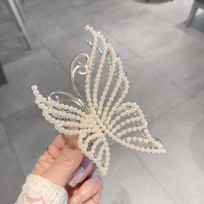 Pearl Butterfly Hair Clip
