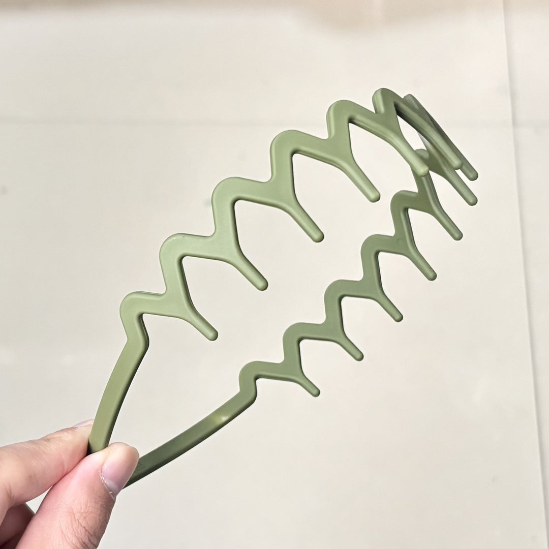 Hollow-out woven headband/bangs hair clip
