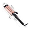 Three-tube ceramic curling iron