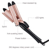 Three-tube ceramic curling iron