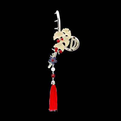 Tassel fan hairpin