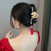 Tassel fan hairpin