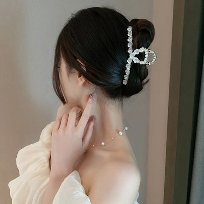 Flower Pearl Hair Clip