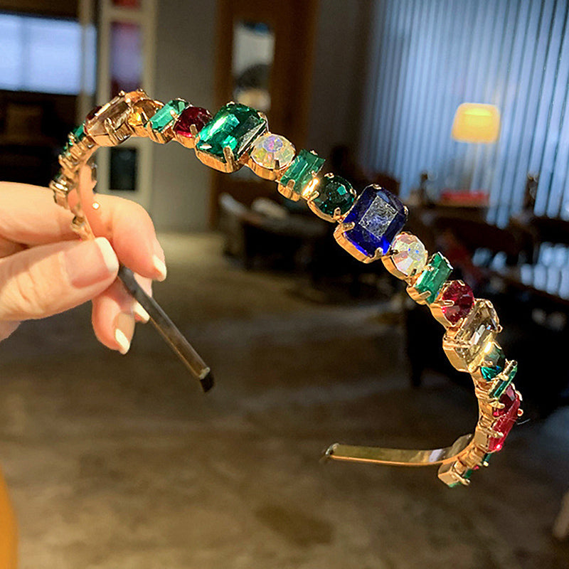 Baroque Fancy Colored Diamond Hairband