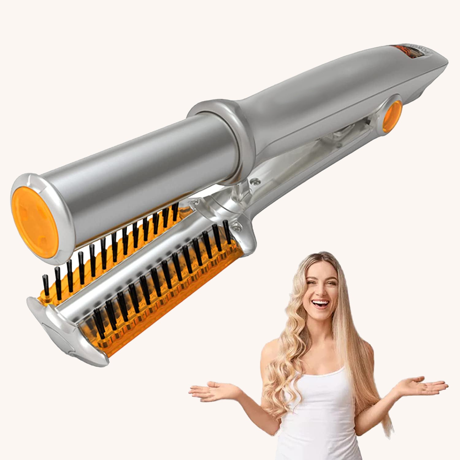 UrCoolest - 2 in 1 Ceramic Curling Iron Thermostat